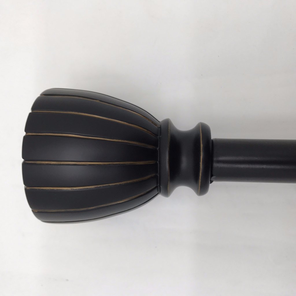 Carmichael Decorative Curtain Rod Set 3/4"