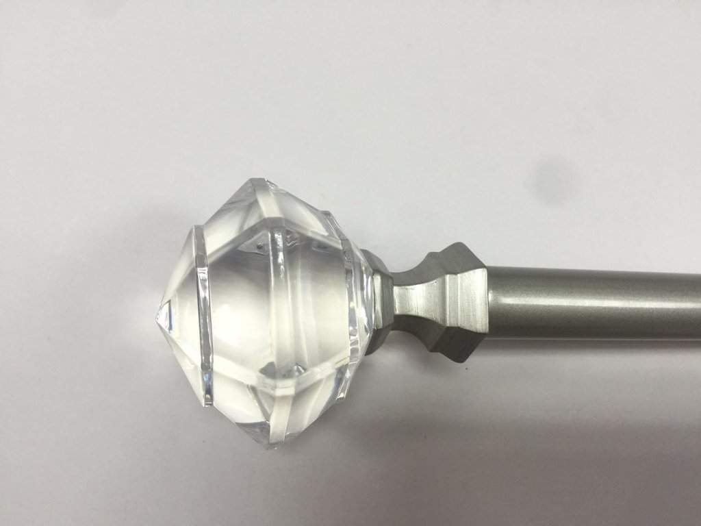 Chelsea Decorative Curtain Rod Set 5/8"